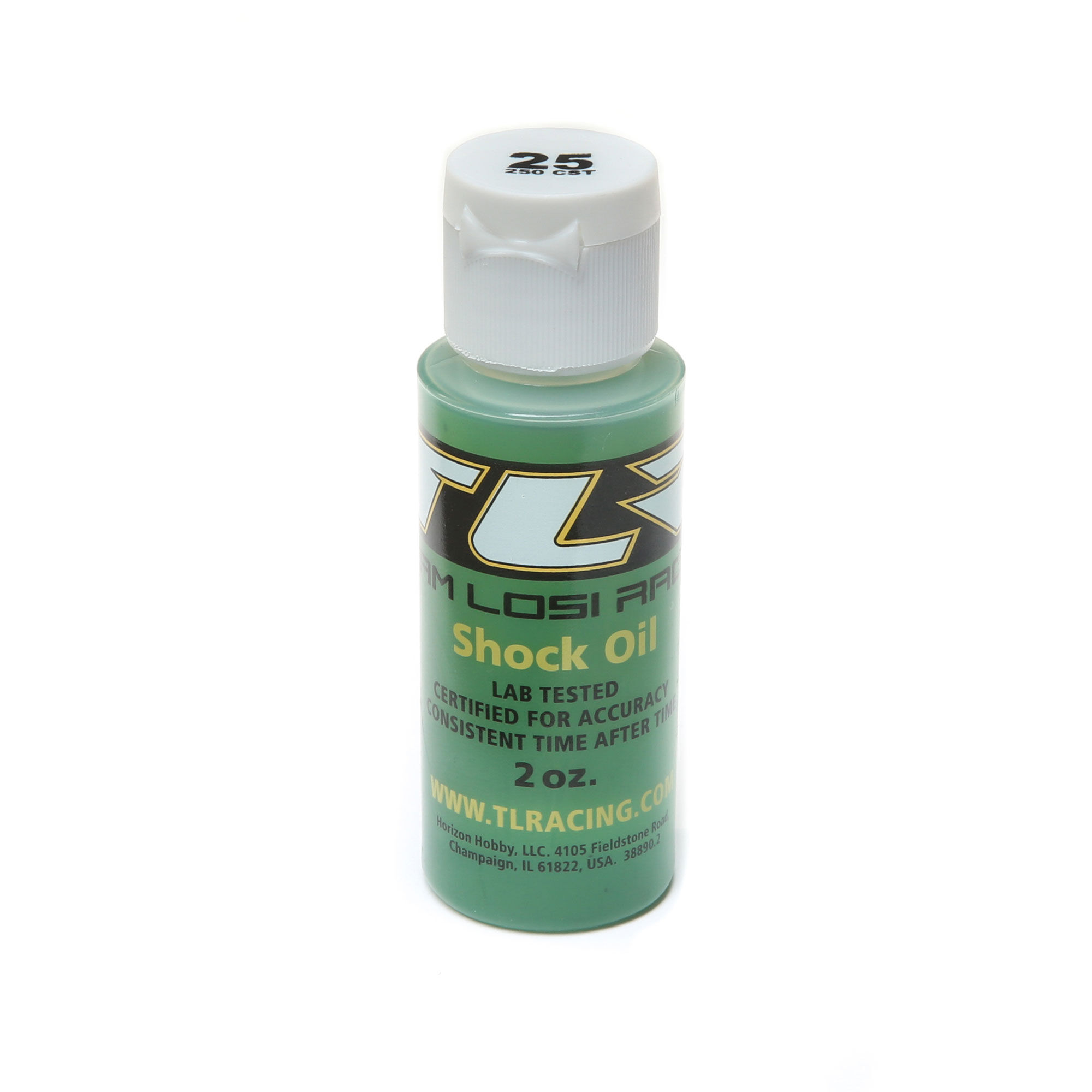Silicone Shock Oil, 25WT, 250CST, 2oz | Team Losi Racing