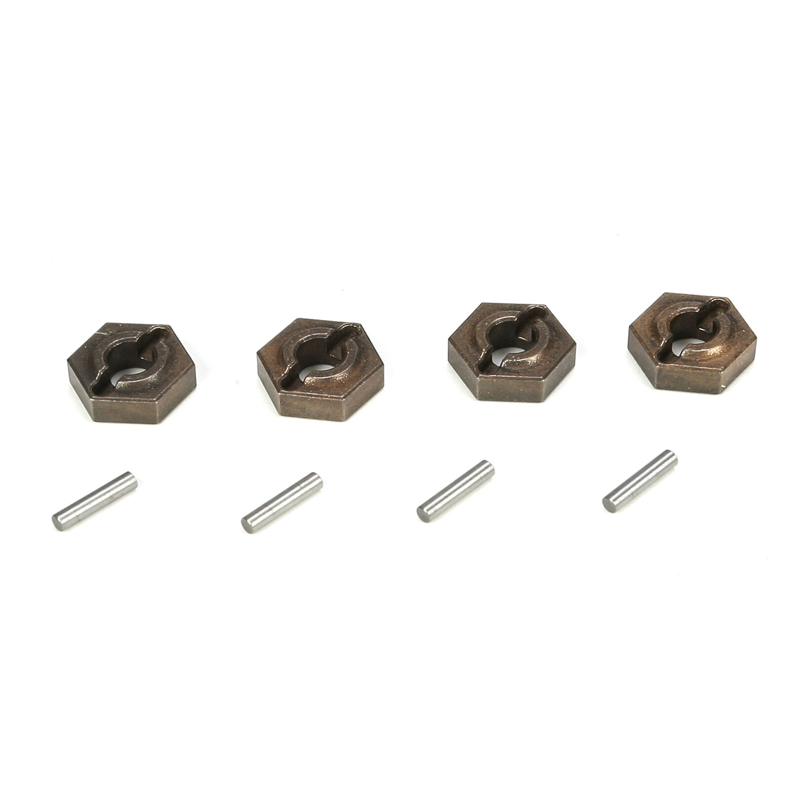 Wheel Hex (4) with Pins: TEN-SCTE