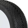 1/8 Gridiron II SSLW Off-Road Tires Racer Bundle, White Wheels:Buggy