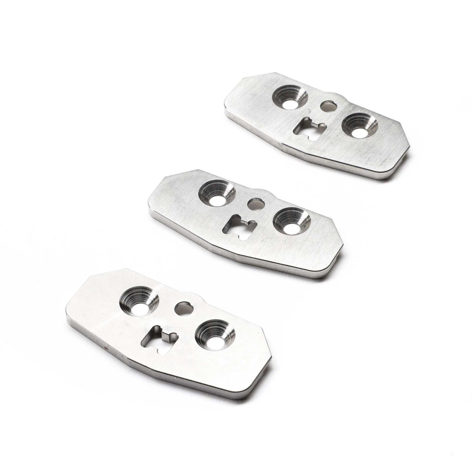 Skid Plate Set, Adj Chassis, Aluminum: 8XT