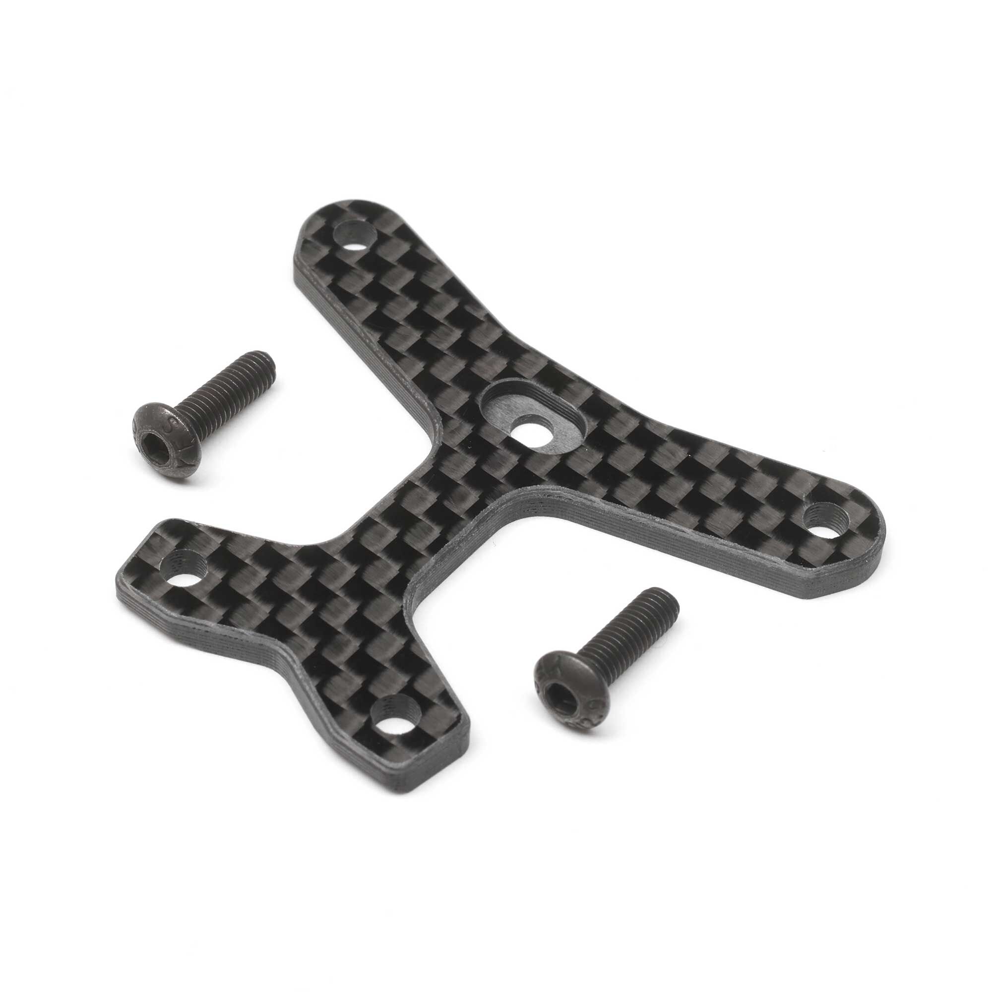 Carbon Front Top Brace, Medium Flex: 22X-4 | Team Losi Racing