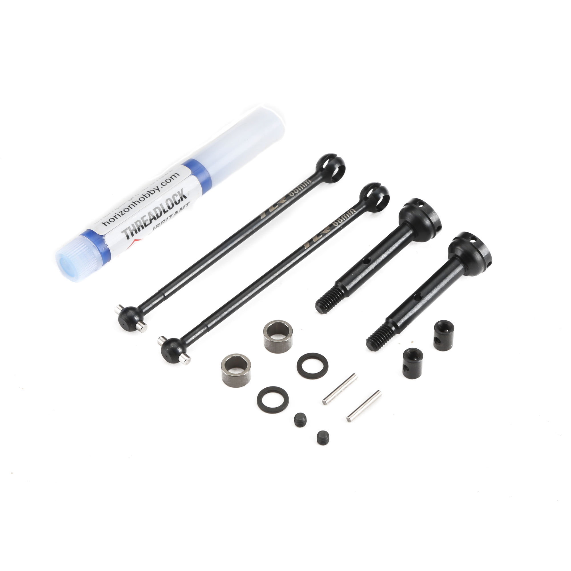 CVA Driveshaft Set Complete, Rear, 68mm (2): 22-4 2.0 | Team Losi