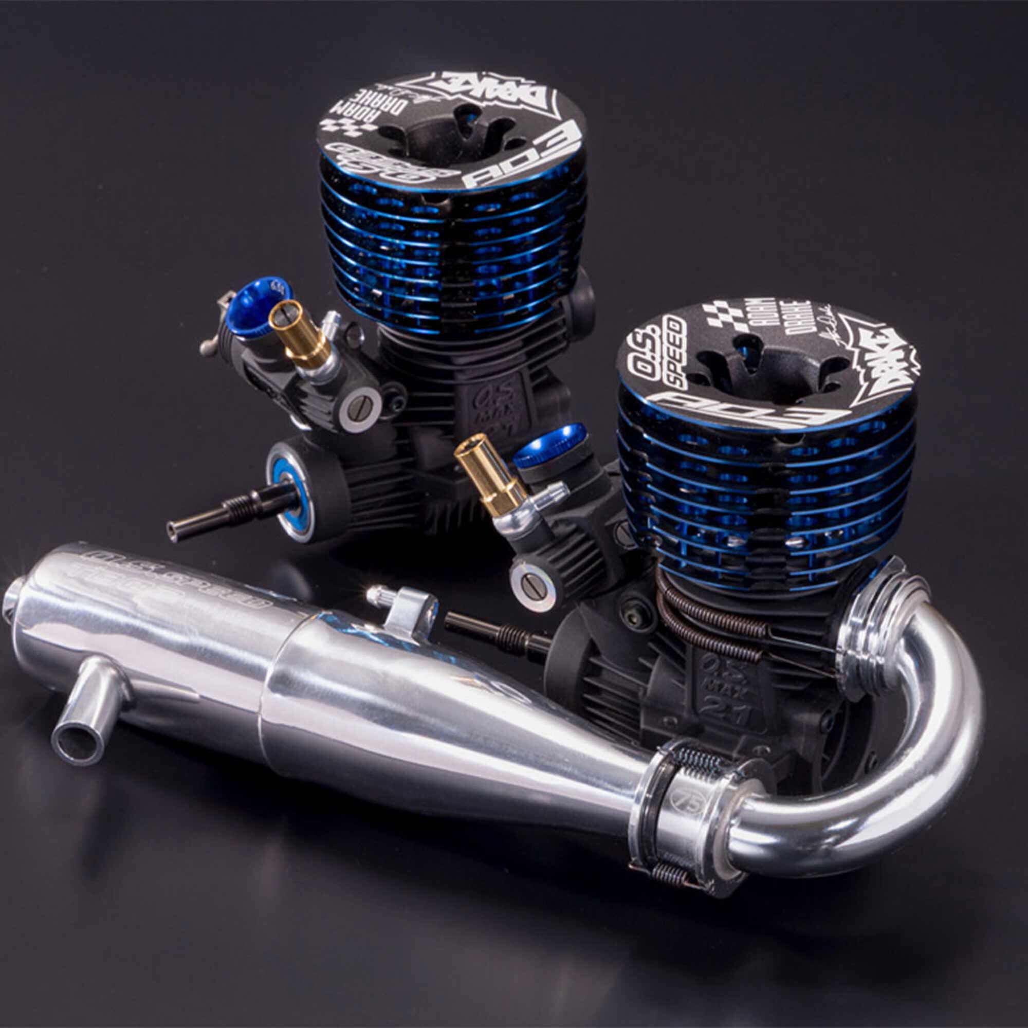 O.S. Speed B21 AD2 Adam Drake 2 Competition .21 Nitro Engine