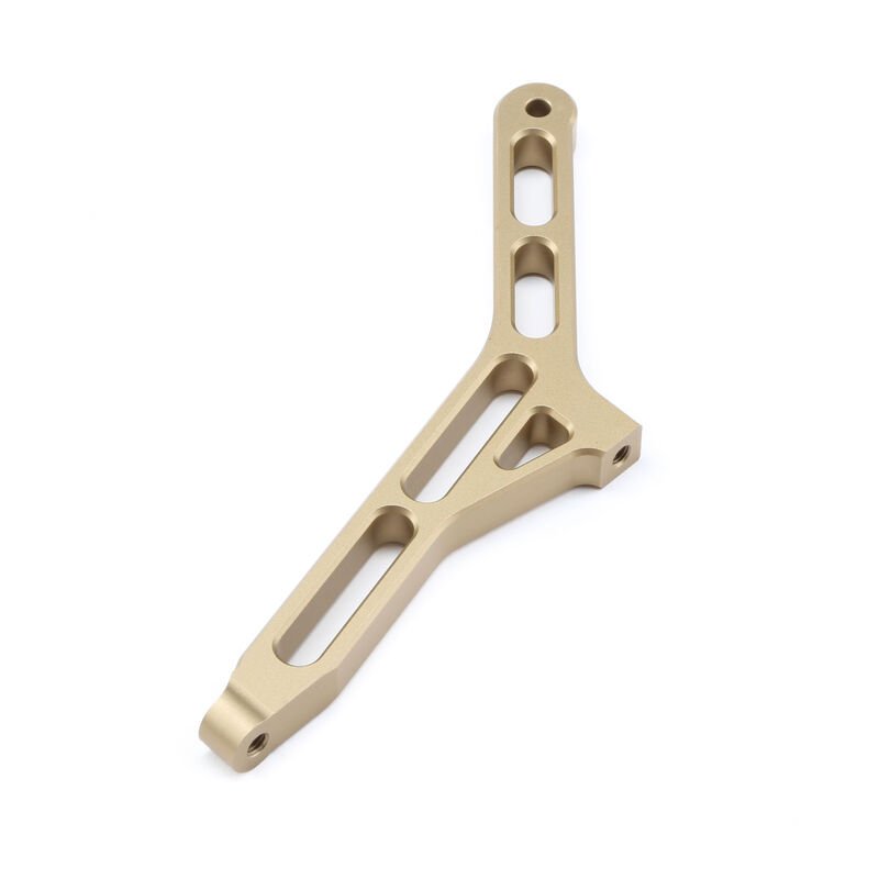 Rear Chassis Brace, Aluminum, Hard Anodized:5 T, MINI WRC