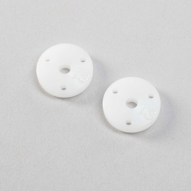 Machined Shock Pistons, Thin 3 x 1.3mm G3 (2)