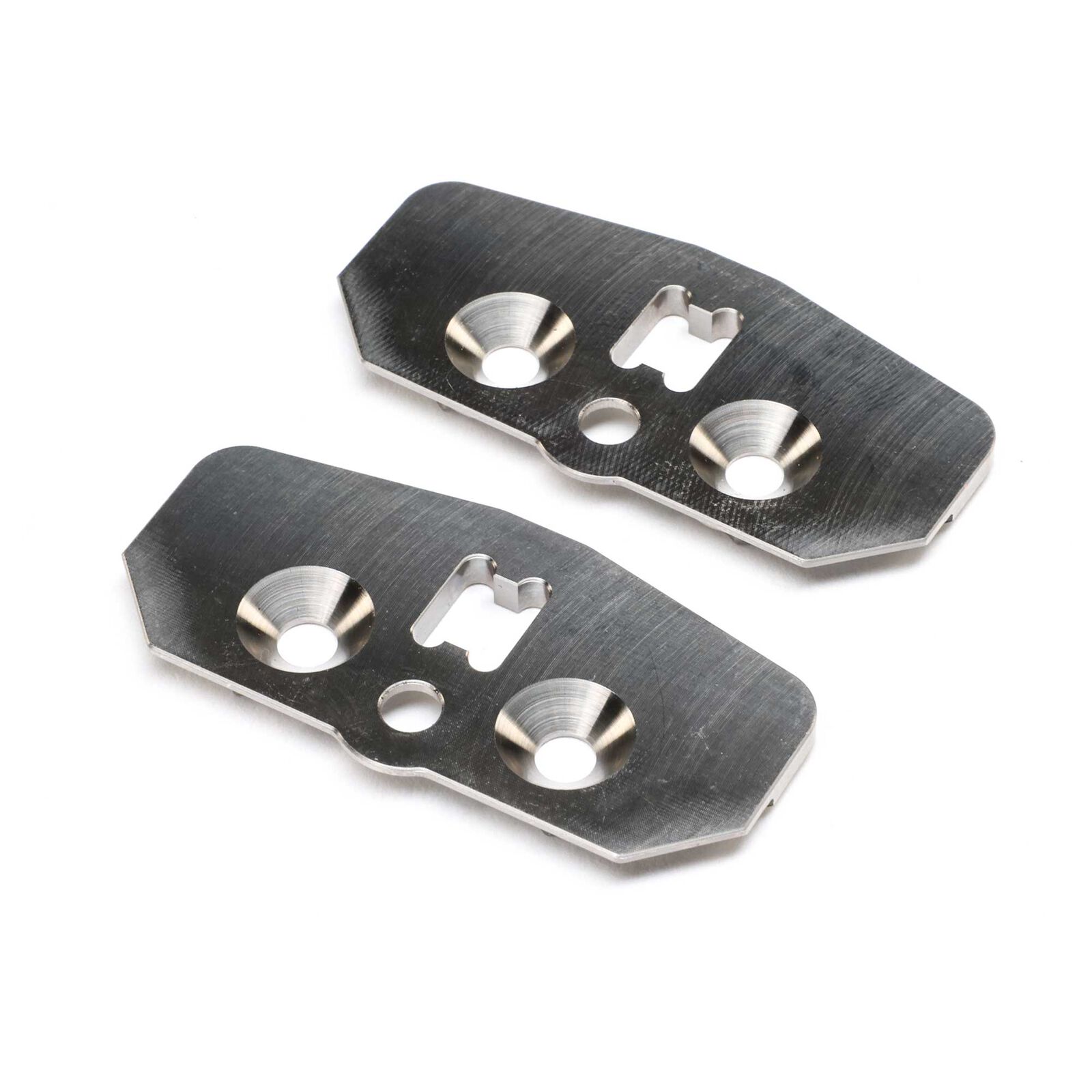 Skid Plate, Adjustable Chassis, +2, Titanium (2): 8X 2.0