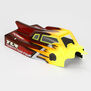 1/10 Cab FWD Clear Body & Wing Set with Stickers: 22-4
