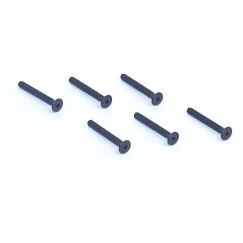 Flat Head Screws, 4-40 x 7/8" (6)