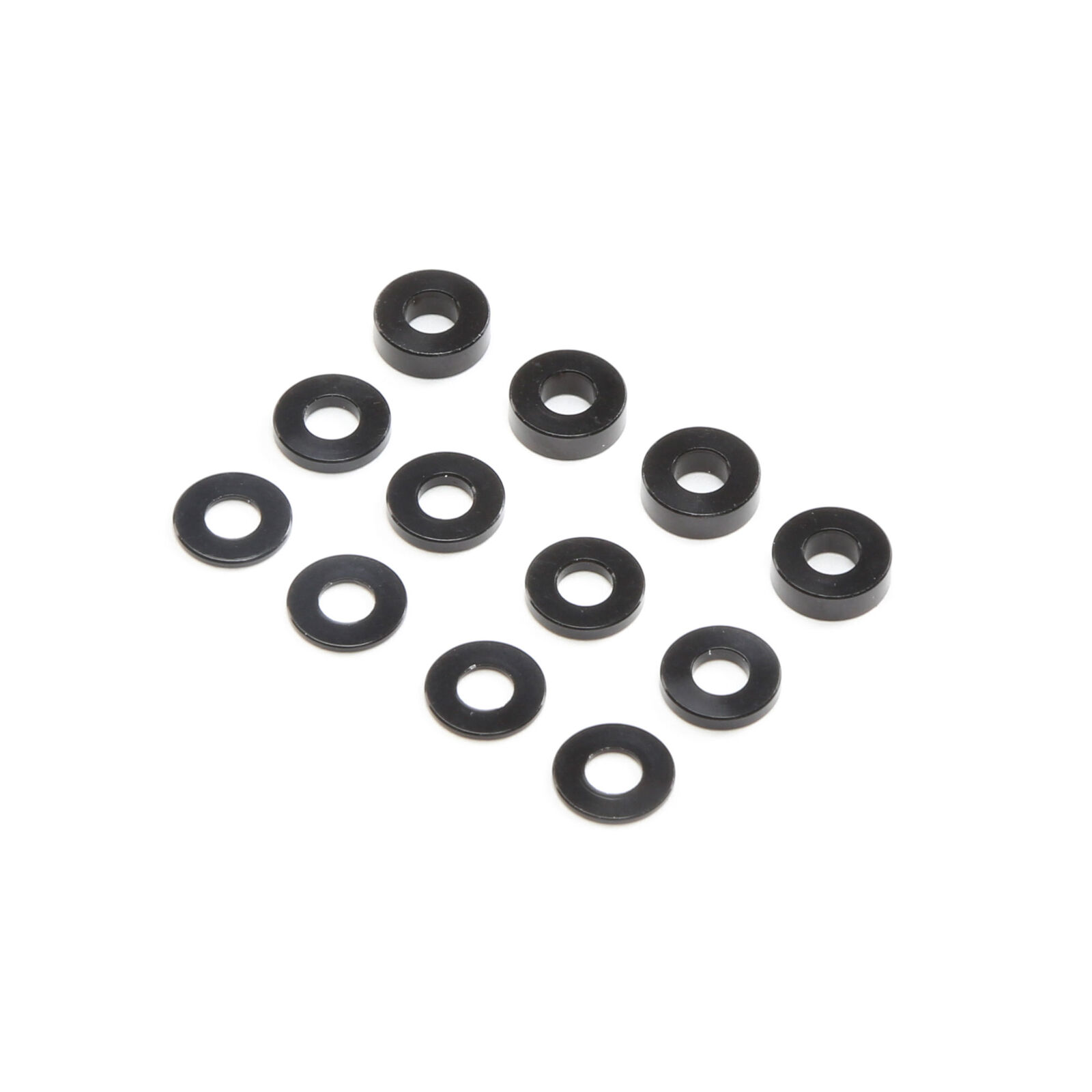 M3 Caster Block Aluminum Washer Set, Black (4ea)