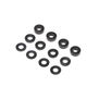 M3 Caster Block Aluminum Washer Set, Black (4ea)