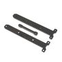 Carbon Chassis Brace Supports, 1.5 & 3.5mm: 22X-4