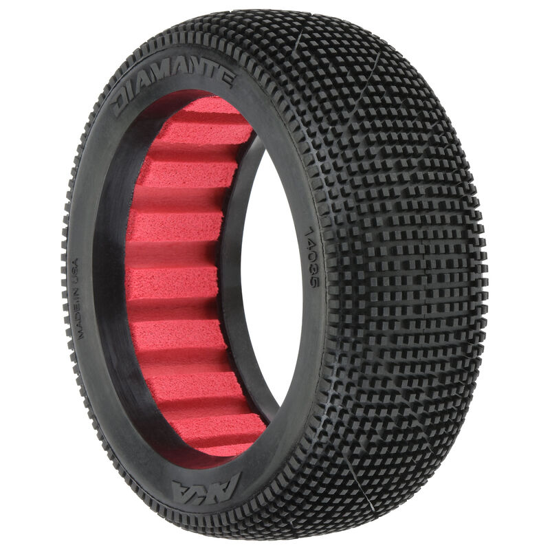 1/8 Diamante Soft Long Wear Front/Rear Off-Road Buggy Tires (2)