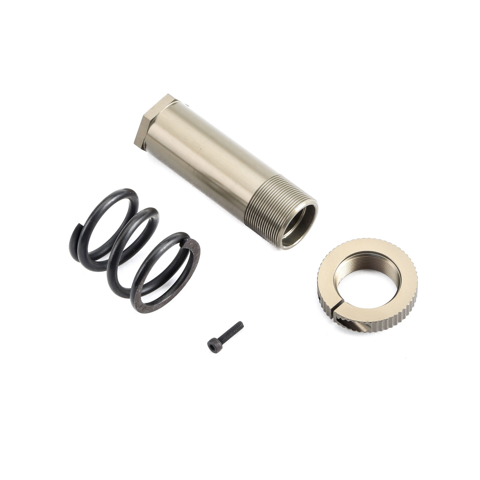 Servo Saver Tube Spring and Adjuster: 5IVE B, 5T, MINI WRC