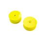 1/10 Velocity 4WD Front 2.2" 12mm Buggy Wheels (2) Yellow: 22X-4, XB4