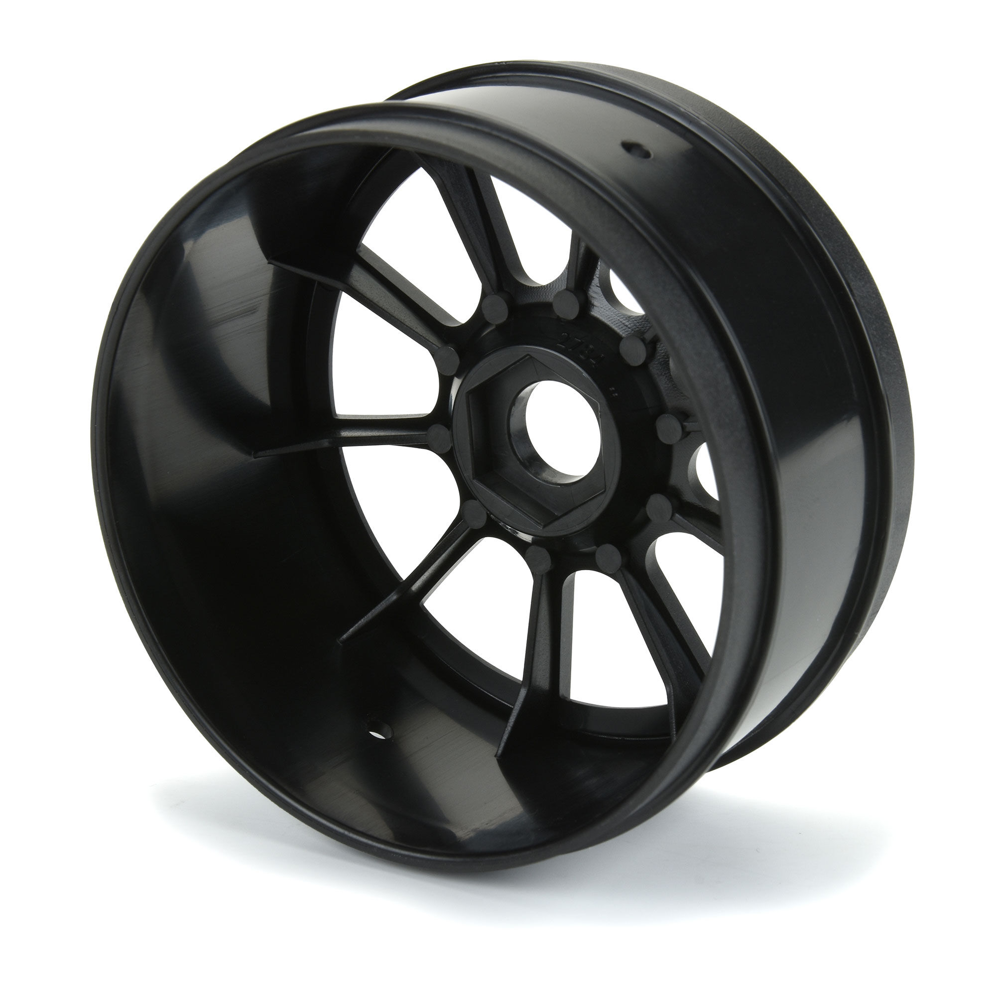 1/8 Mach 10 F/R Buggy Wheels 17mm (4) Black | Team Losi Racing