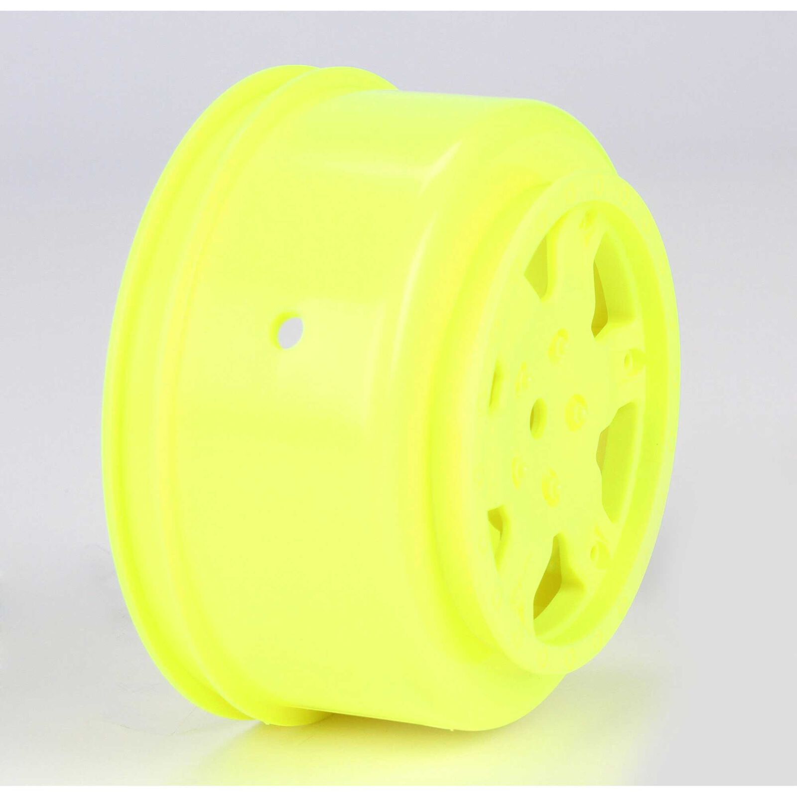 1/10 Front/Rear SCT 2.2/3.0 Wheels, 12mm Hex, Yellow (2): 22 SCT