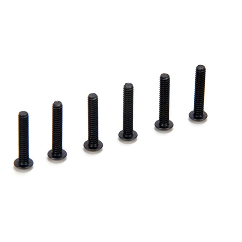 Flat Head Screws, 4-40 x 5/8" (6)