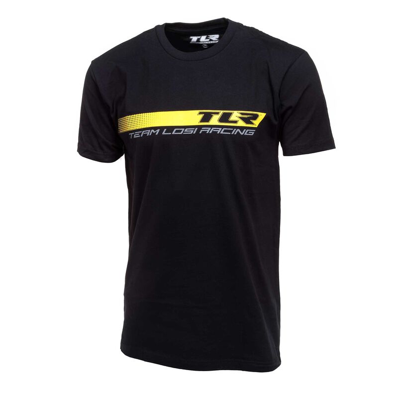 Black TLR Stripe T-Shirt, Large