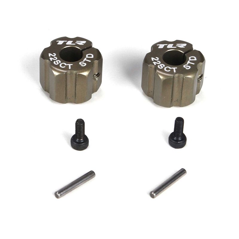 Rear Hex, Standard Width, Aluminum: 22SCT