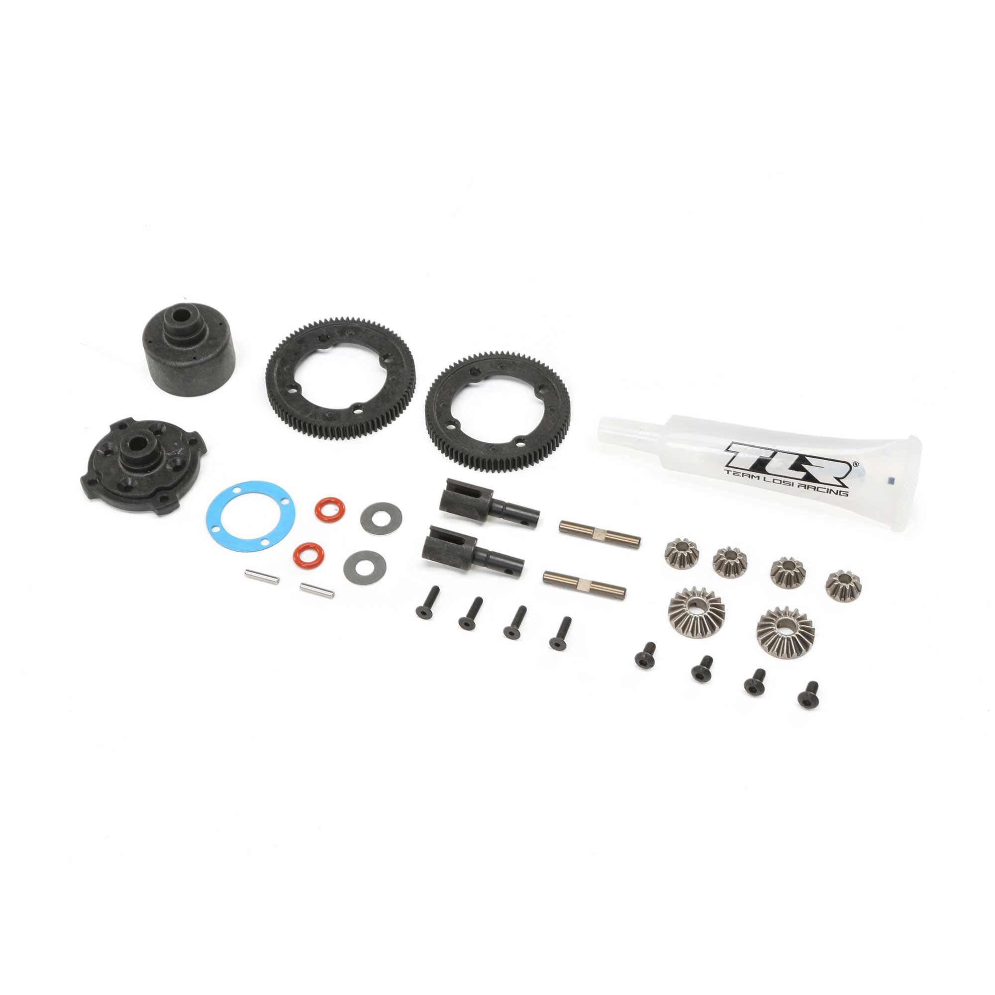 Center Diff Complete Metal: 22X-4 | Team Losi Racing