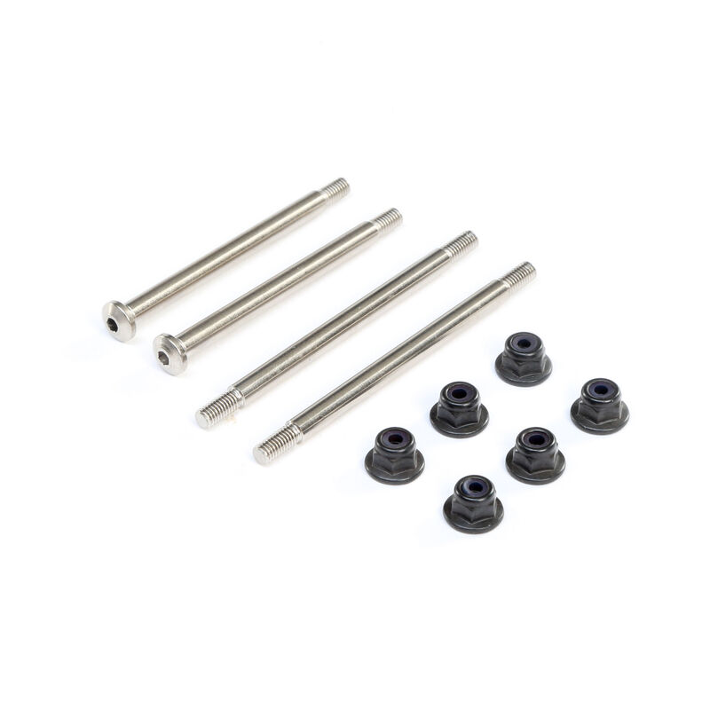Outer Hinge Pins 3.5mm Electro Nickel (2): 8X, 8XE