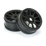 1/8 Mach 10 F/R Buggy Wheels 17mm (4) Black