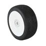 1/8 Diamante SLW Off-Road Tires Racer Bundle, White Wheels: Buggy