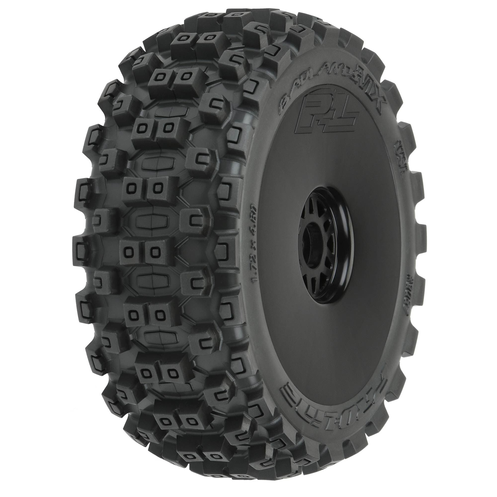 1/8 Badlands MX M2 Front/Rear Buggy Tires Mounted 17mm Black 1/8 Badlands MX M2 Front/Rear Buggy Tires Mounted 17mm Black