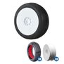1/8 Gridiron II SSLW Off-Road Tires Racer Bundle, White Wheels:Buggy