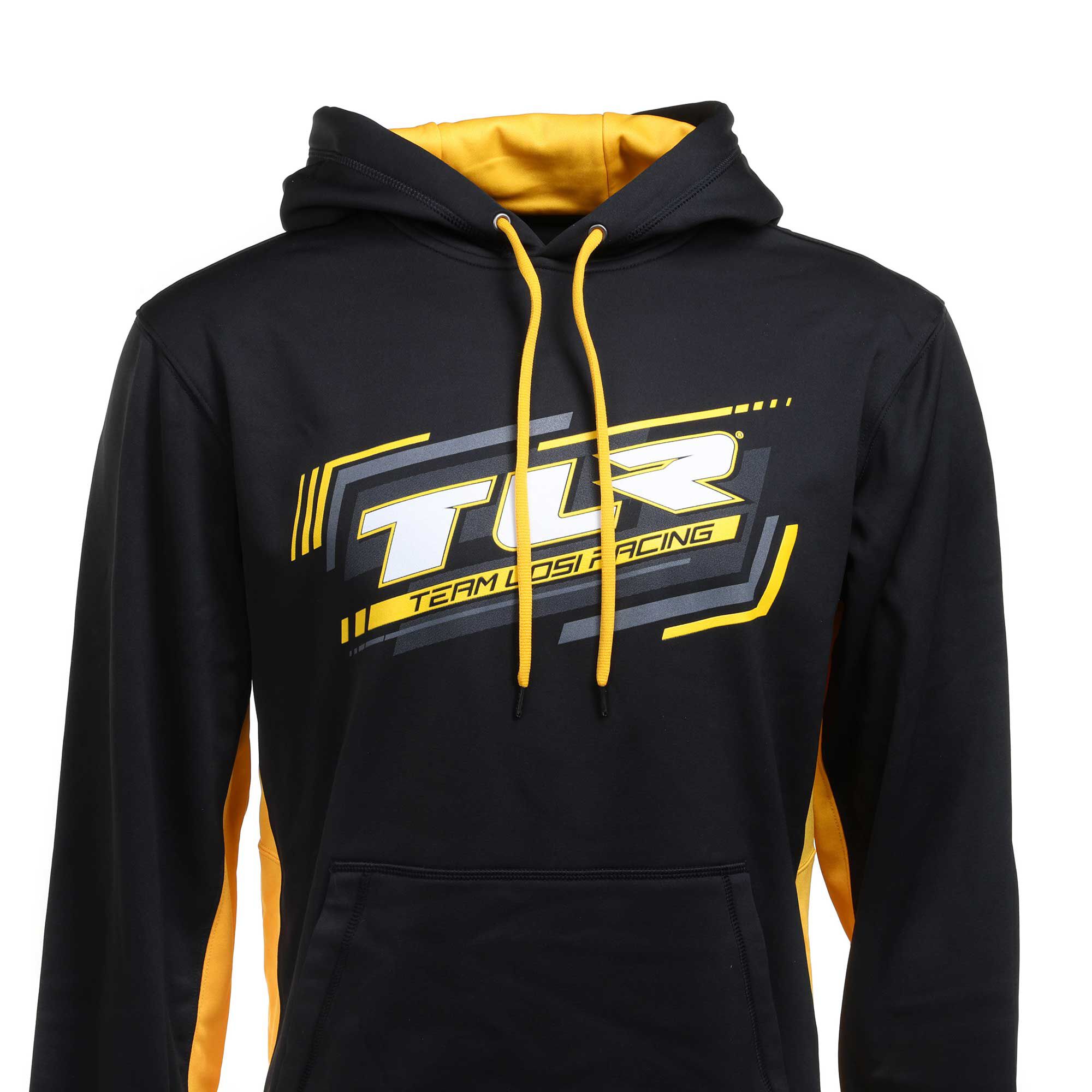 Black TLR Block Hoodie, 3XL | Team Losi Racing