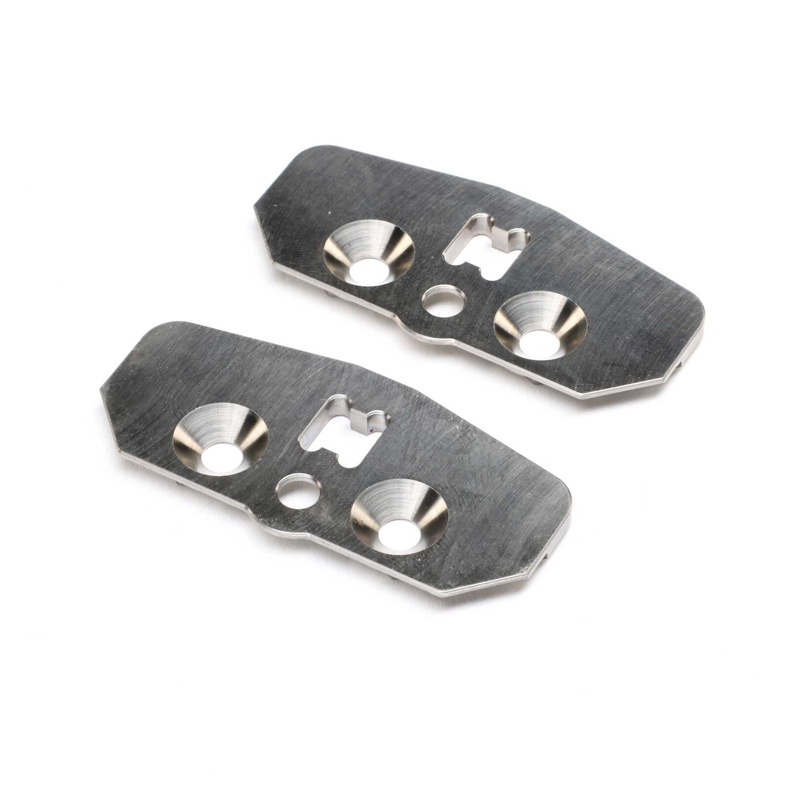 Skid Plate, Adjustable Chassis, +1, Titanium (2): 8X 2.0