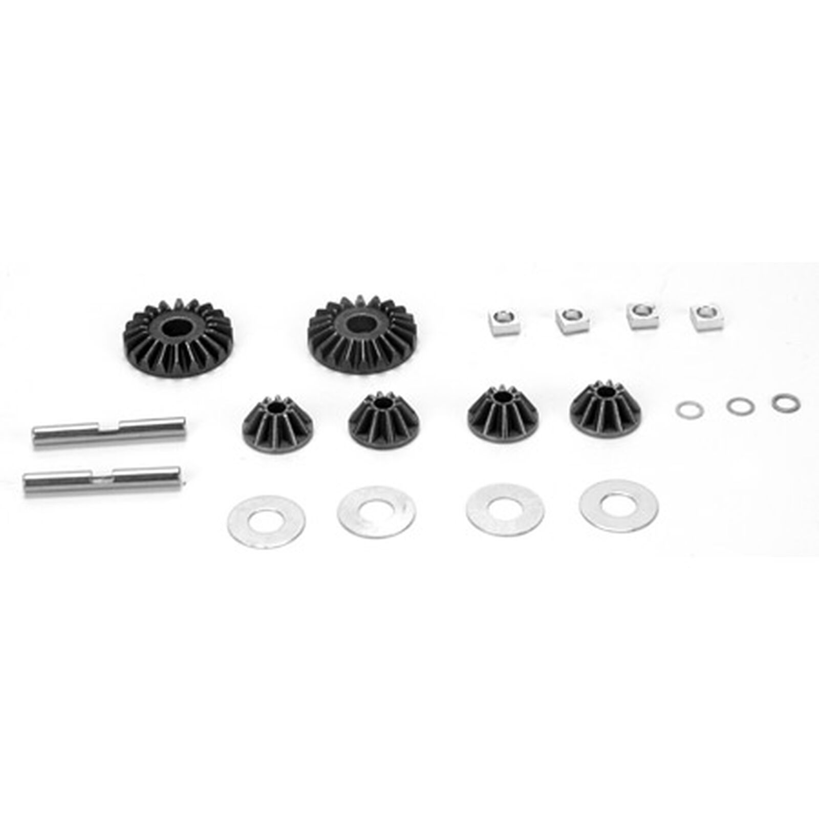 Diff Gear Set with Hardware: 10-T