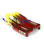 1/10 Cab FWD Clear Body & Wing Set with Stickers: 22-4