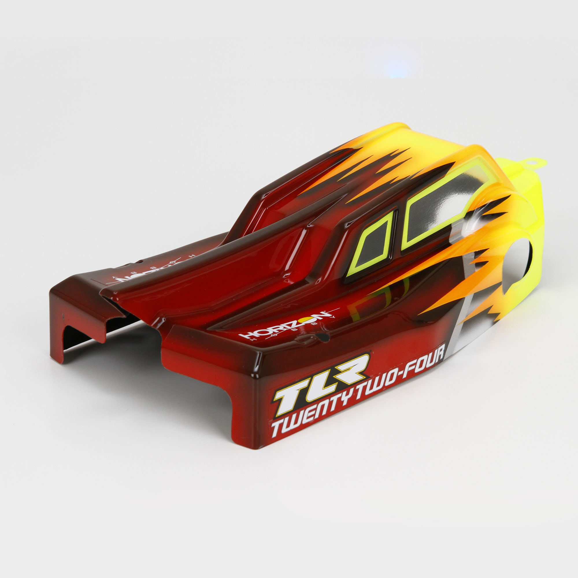 TLR 22-4ラジコンパーツセット 各種 1/10 Cab FWD Clear Body & Wing Set with Stickers: 22-4 | Team Losi