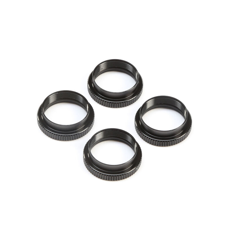 16mm Shock Nuts and O-rings (4): 8X, 8XE