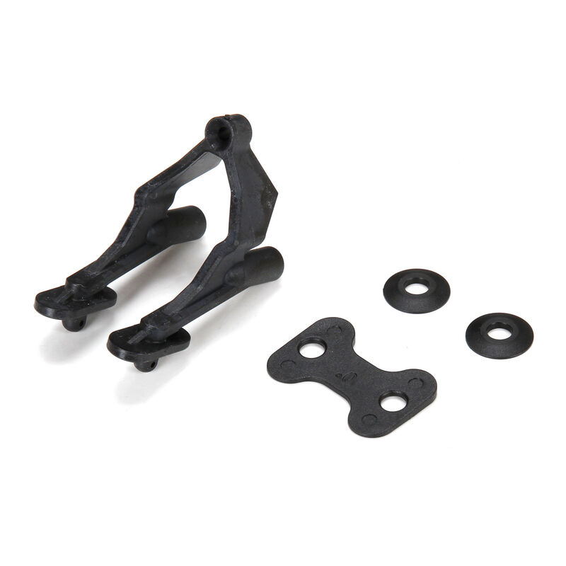 Rear Wing Stay and Washers: 22-4 2.0