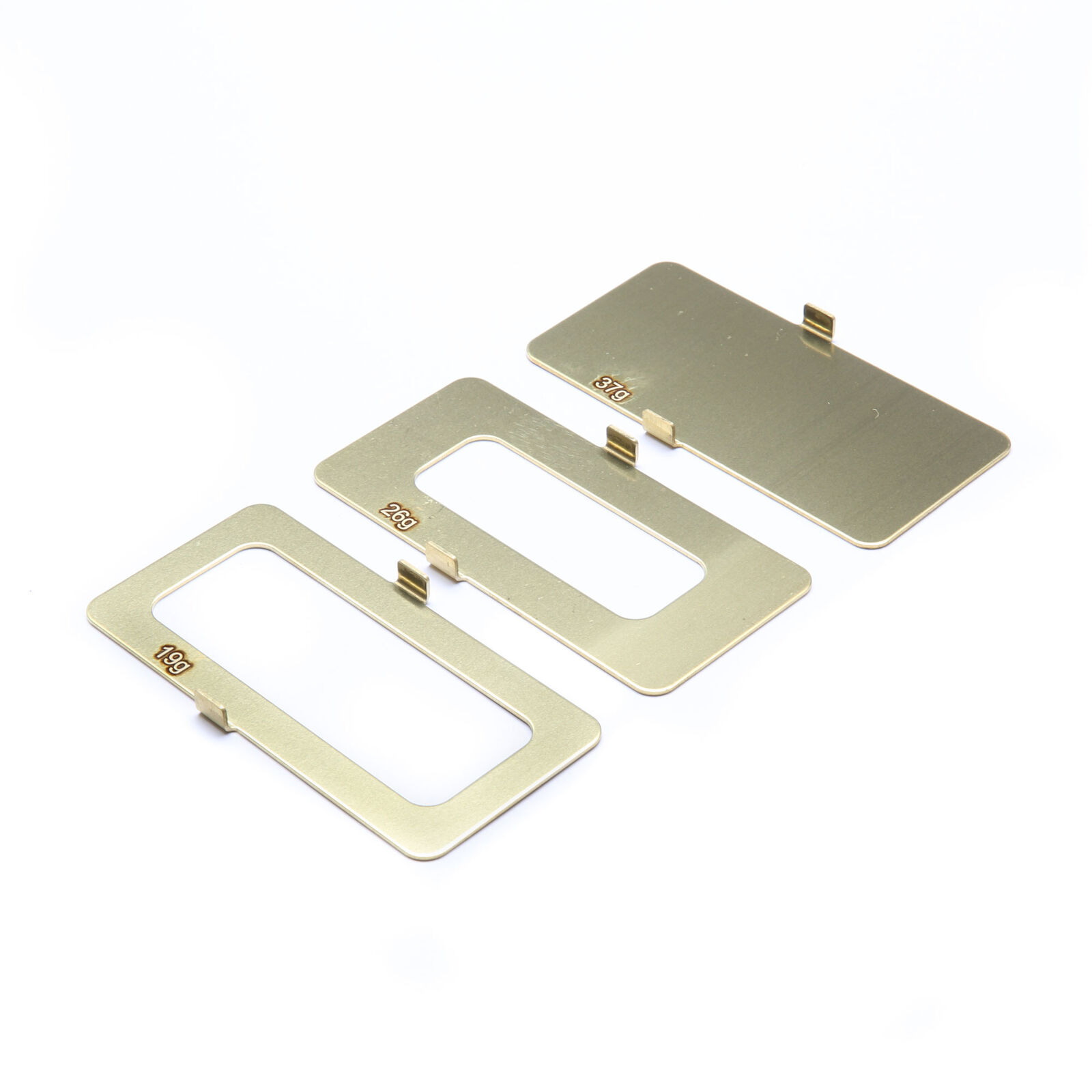 Brass Battery Weight Set - 18g, 25g, 36g