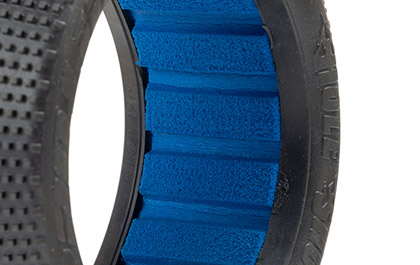 Closed-Cell Insert Consistency for the Pro-Line 1/8 Hole Shot M4 Front/Rear 4.0 Inch Off-Road Truggy Tires