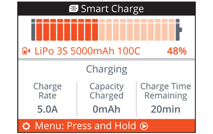 CHARGE TIME REMAINING CLOCK