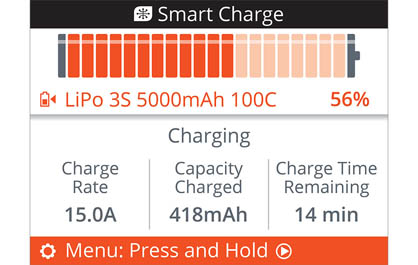 CHARGE TIME REMAINING CLOCK 