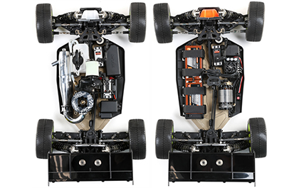 TLR 1/8 8IGHT-X/E 2.0 Combo 4WD Nitro/Electric Race Buggy Kit TLR04012