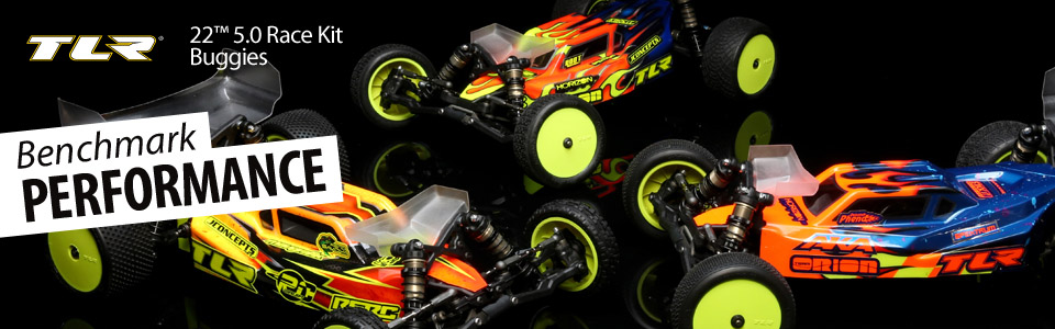 TLR 22 5.0 DC Race Kit: 1/10 2WD Buggy Dirt/Clay