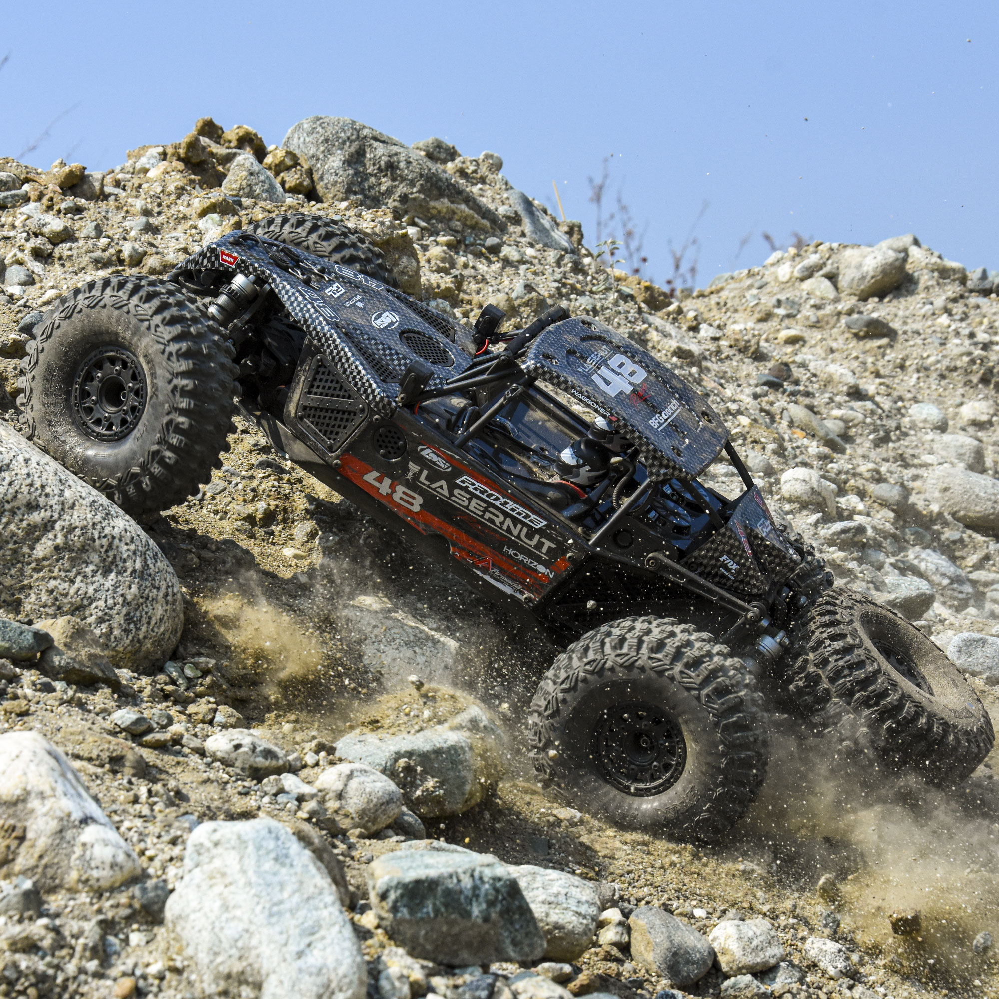 1/10 Hyrax U4 Predator Front/Rear 2.2"/3.0" Rock Racing Tires (2)