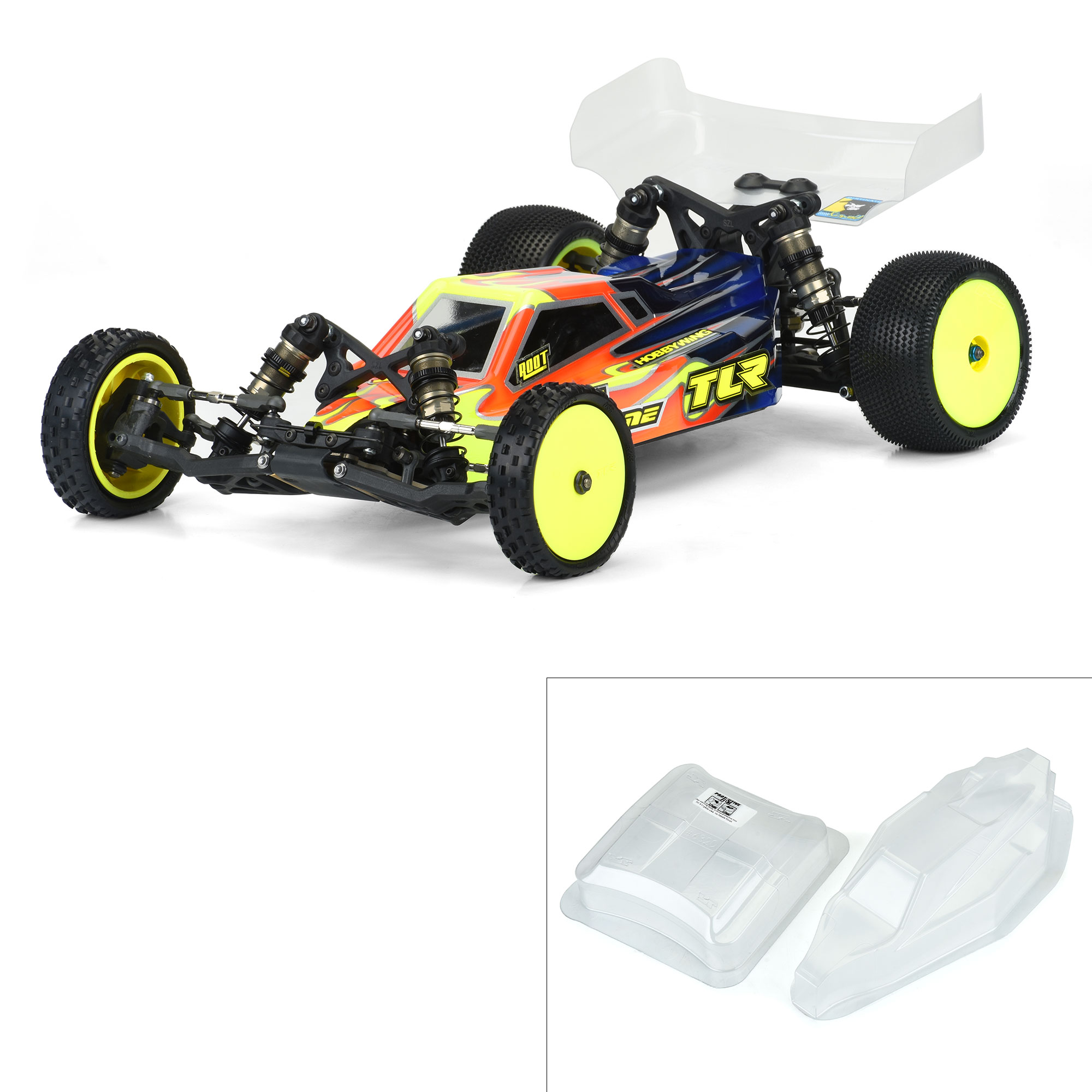 1/10 Axis Light Weight Clear Body: TLR 22 5.0 | Team Losi Racing 1/10 Axis Light Weight Clear Body: TLR 22 5.0 | Team Losi Racing