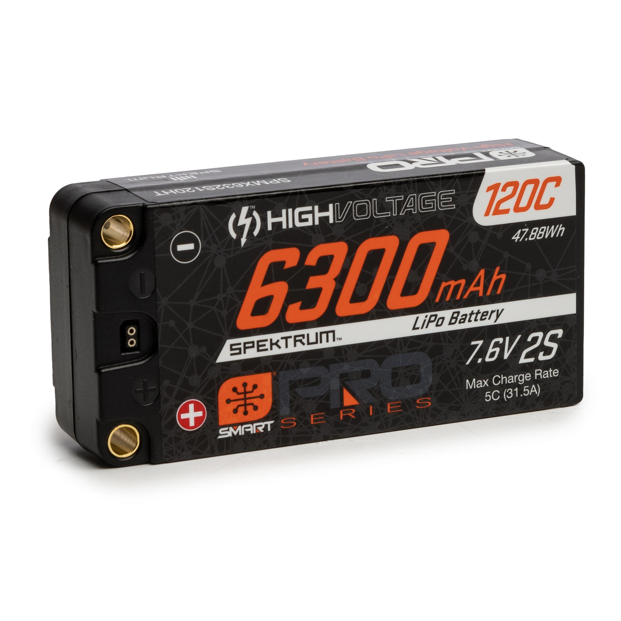 7.6V 6300mAh 2S 120C Smart Pro Race Shorty Hardcase LiHV
