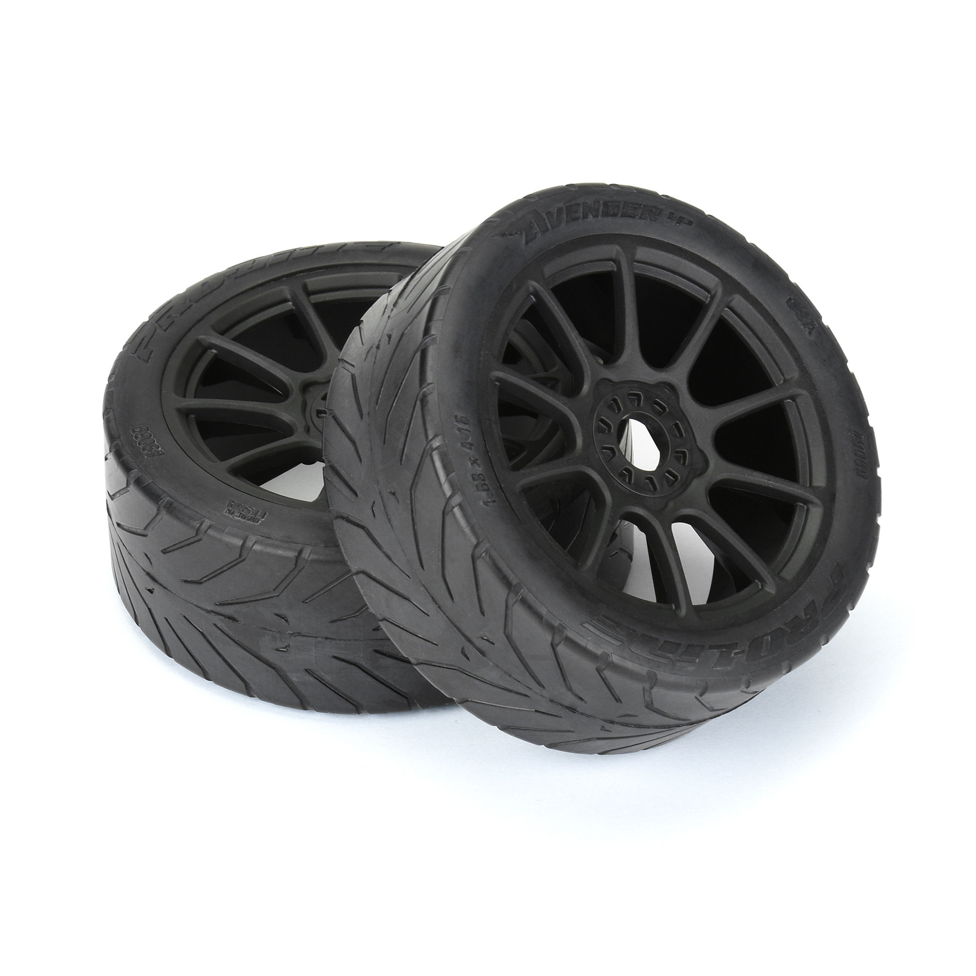 1/8 Avenger HP BELTED S3 Fr/Rr Buggy Tires Mounted 17mm